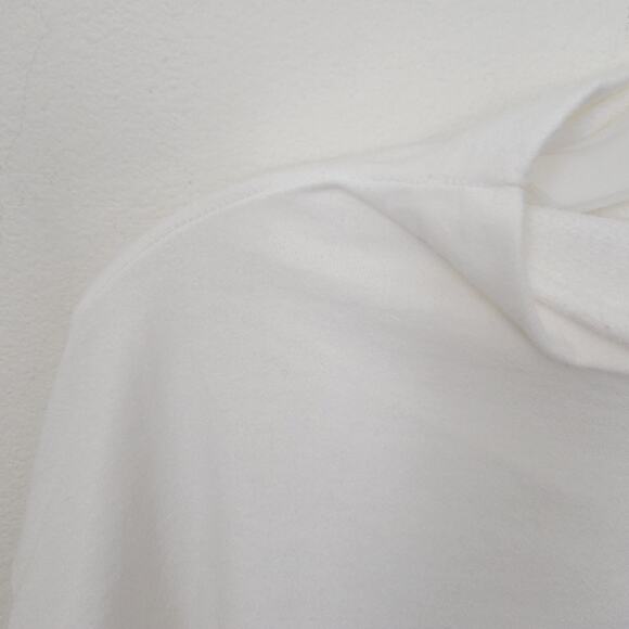 Lovers + Friends Revolve Block Sweatshirt Gray White Mockneck Long Sleeve Medium - Picture 4 of 9